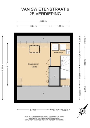 Floorplan - Van Swietenstraat 6, 1433 NL Kudelstaart